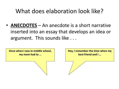 Ppt Definition Of Elaboration Powerpoint Presentation Free Download