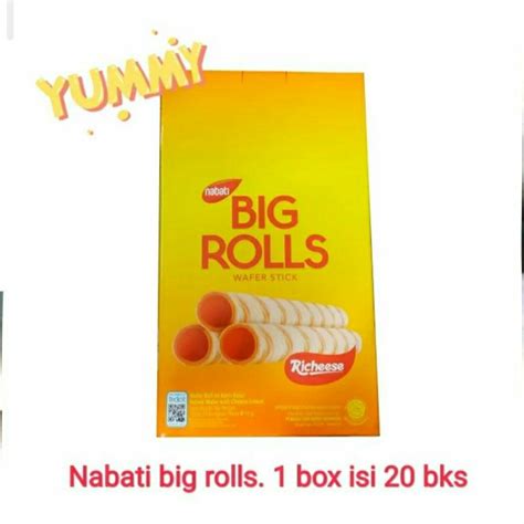 Jual Nabati Richeese Big Rolls Keju Roll Isi 20 Pcs Shopee Indonesia