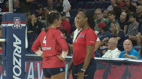 Arizona Volleyball Battles In Annual Red Blue Scrimmage Game News