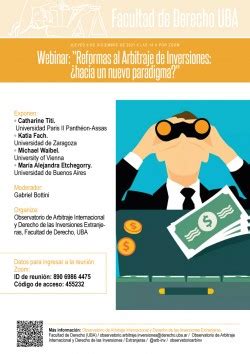 Webinar Reformas Al Arbitraje De Inversiones Hacia Un Nuevo