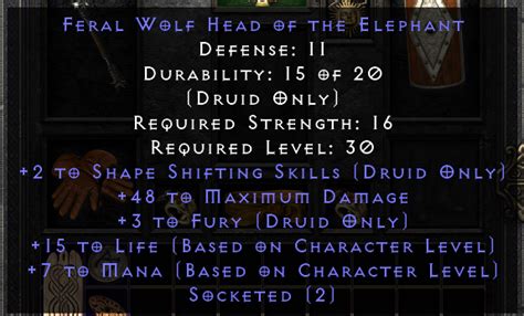 Gg Lld Fury Pelt Circlet And Shield Ft Topic D2jsp