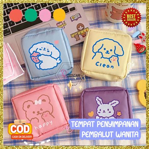 Jual Dompet Pembalut Pouch Wanita Mini Wanita Waterproof Serbaguna