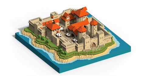 Artstation Voxel Castle Resources