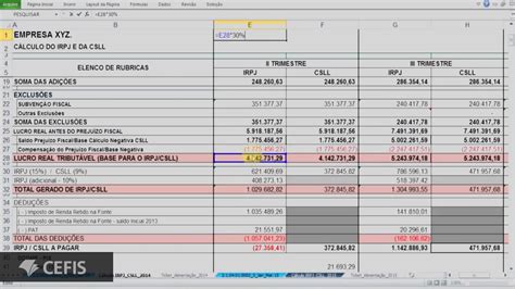 Exemplo De Calculo Do Lucro Real V Rios Exemplos