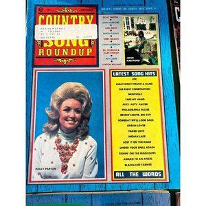 Other Vintage Lot Of Country Song Roundup Magazine Johnny Cash