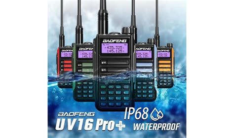 BaoFeng UV 16 Pro Plus 10W Professional Grade Dual Band VHF UHF 2 Way