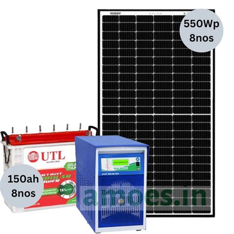 Utl Gamma Plus Kva Off Grid Solar System Kwp Loom Solar Panel