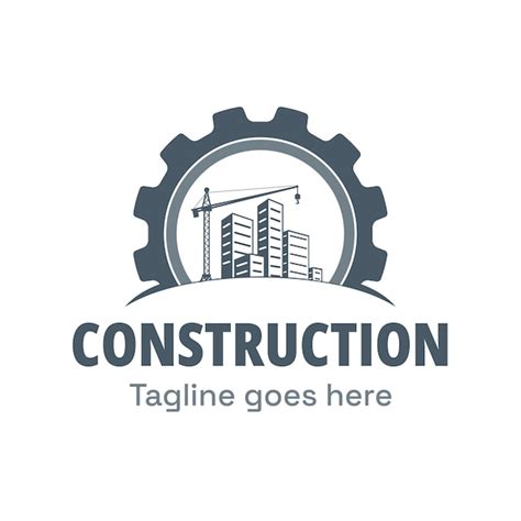 Premium Vector | Construction logo design