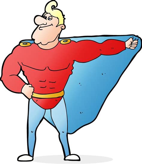 funny cartoon superhero 12288338 Vector Art at Vecteezy