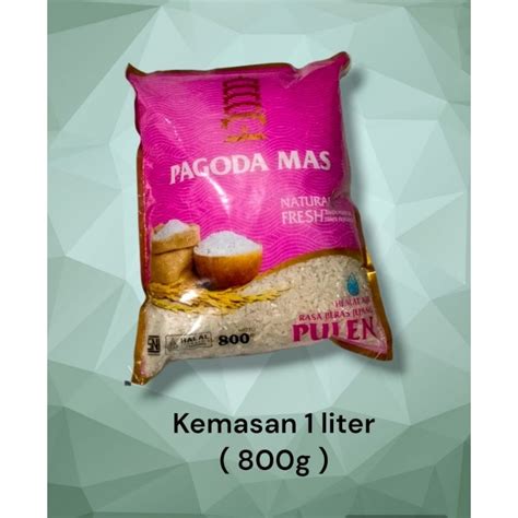 Jual Beras Pagoda Mas Beras Pulen Beras Murah Kemasan Liter G