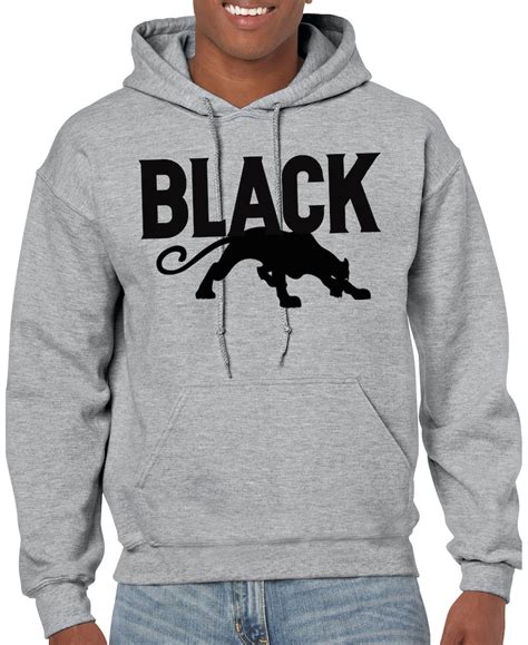 Black Panther Hoodie Sweatshirt - Etsy