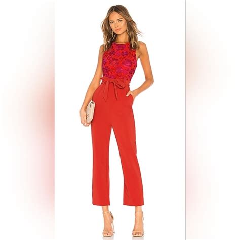 Lovers Friends Pants Jumpsuits Lover Friends Red Jumpsuit