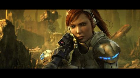 Wallpaper Video Games Soldier Starcraft Ii Sarah Kerrigan