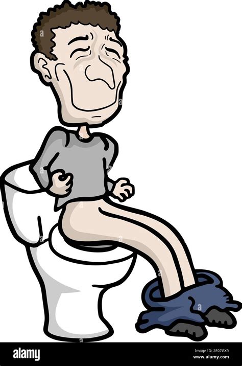 Funny toilet cartoon hi-res stock photography and images - Alamy