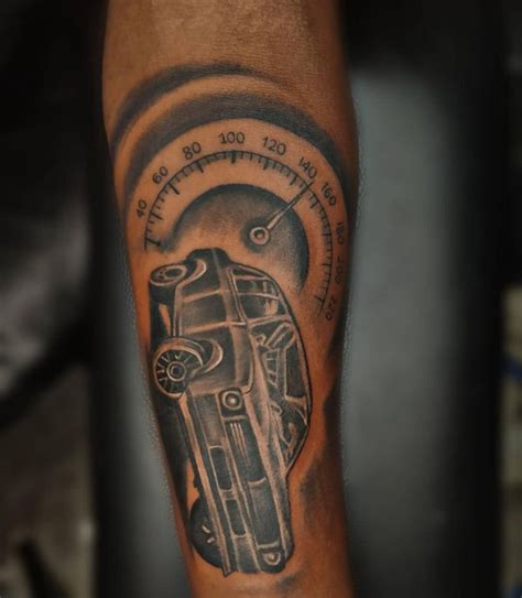 30 Excellent Speedometer Tattoos You Must Try Style VP Page 16