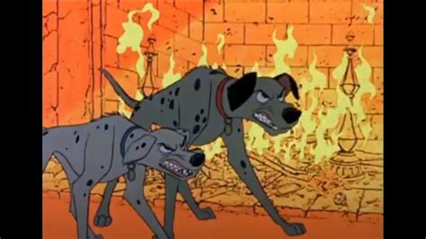 Pongo Y Perdita Pelean Contra Horacio y Gaspar 101 Dálmatas 1961