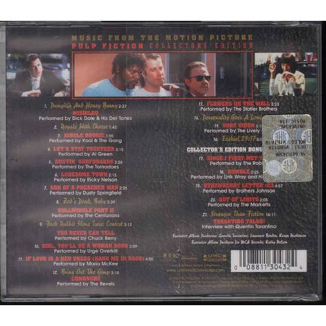 Aavv Cd Pulp Fiction Collectors Edition Ost Mca Records Sigillato