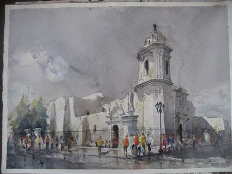 Iglesia De Santo Domingo Arequipa Arequipa Arte Del Per Pinturas