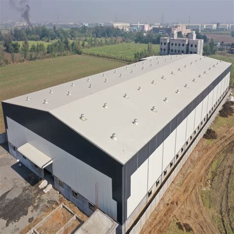 Industrial Multi Span Metal Frame Prefab Aircraft Hangar Warehouse