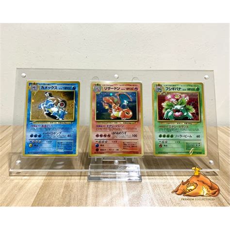 Pokemon Tcg Magnetic Acrylic Trio Card Display Shopee Singapore