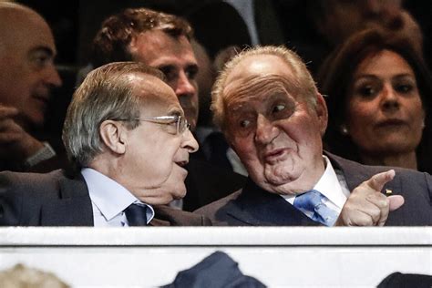 Photo Le Roi Juan Carlos Ier Et Florentino Perez Assistent Au Match