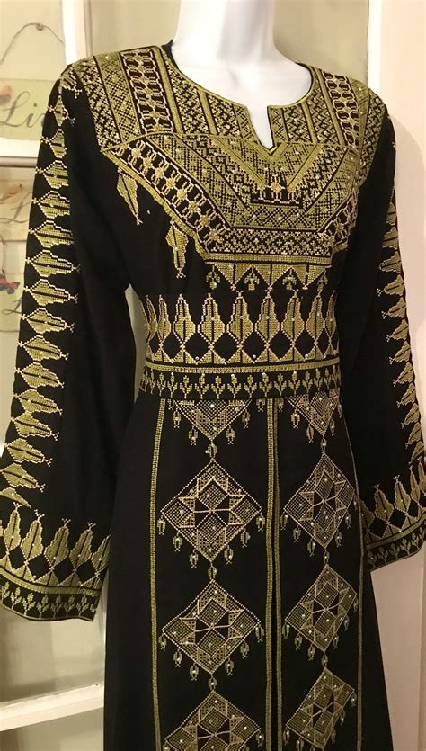 Piece Black Dress Abaya Kaftan Thobe And Matching Belt Etsy