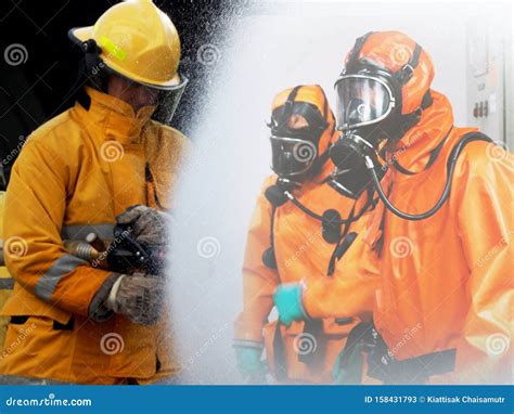 Fire Departments and Emergency Response Teams Stock Image - Image of ...