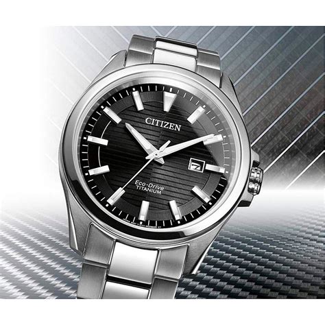 Мъжки аналогов часовник Citizen Eco Drive Super Titanium BM7470 84E