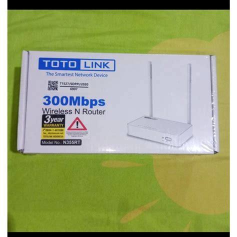 Jual TOTOLINK N355RT 300Mbps ROUTER WIRELESS N NEW Shopee Indonesia