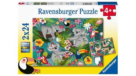 Ravensburger 2x 24 Piece Koalas And Sloths Puzzle Harvey Norman