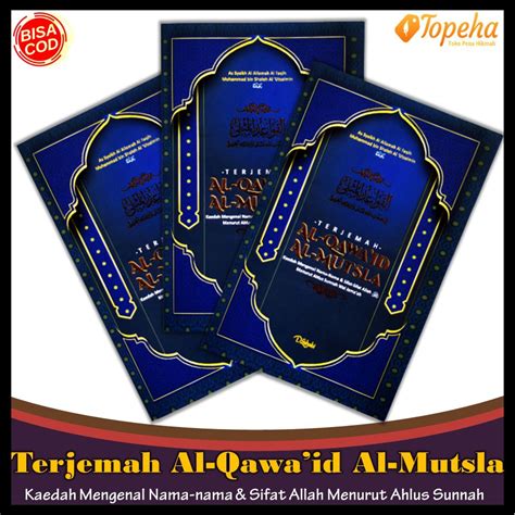 Jual Terjemah Al Qawa Idul Mutsla Kaedah Mengenal Nama Dan Sifat Allah