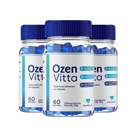 Ozen Vitta Suplemento Alimentar Natural Kit Frascos De