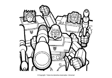 Los Mejores Dibujos De Transformers Para Colorear Todo Para Colorear