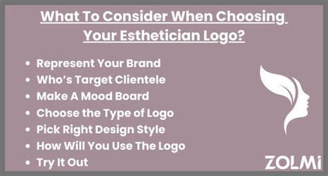 How to Create A Fabulous Esthetician Logo? | zolmi.com