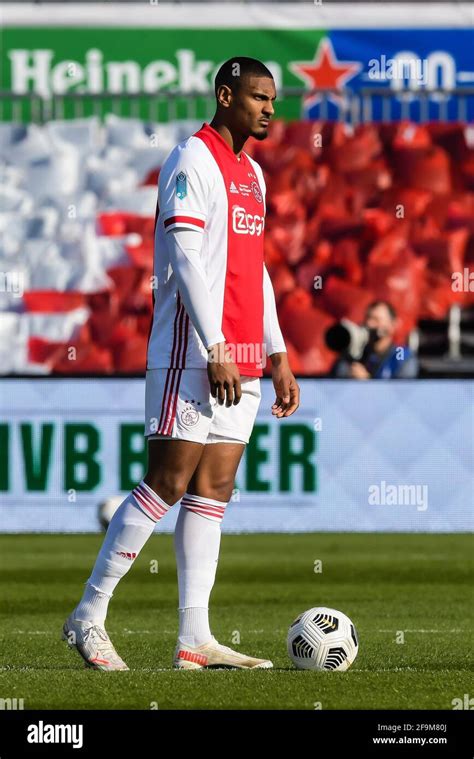 Rotterdam Netherlands April 18 Sebastien Haller Of Ajax During The