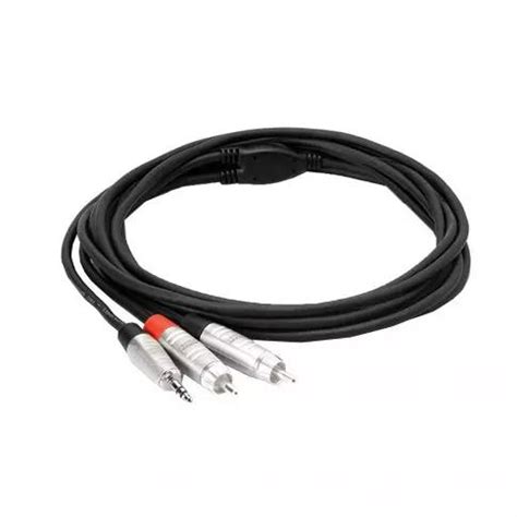 Hosa Technology Hmr Y Rean Mm Trs To Dual Rca Male Pro