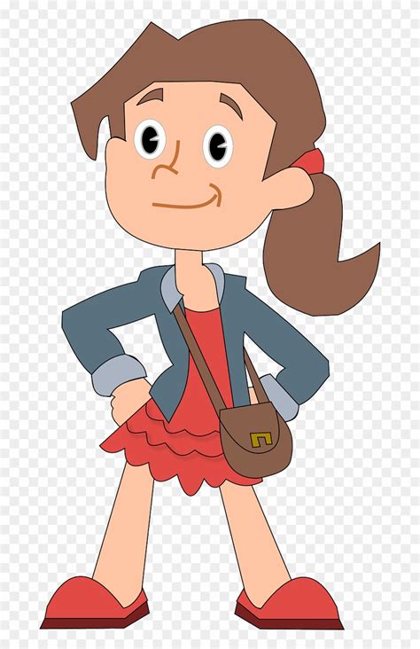 Download Cartoon Girl Transparent Background Clipart 1790704