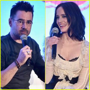 Colin Farrell Eva Green Attend Dumbo Press Conference Colin