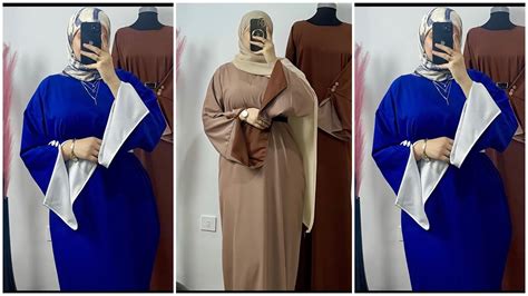 HOW TO CUT AND SEW ABAYA WITH STYLISH SLEEVES EASY Beginner Abaya Diy