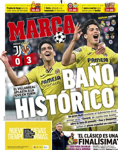 Capa Jornal Marca Mar O Capasjornais Pt