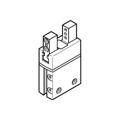 Festo Parallel Gripper Dhps A Nc Dhps A Nc Zoro