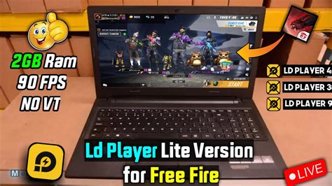 New Ldplayer Lite Best For Free Fire On Low End Pc Gb Ram Without