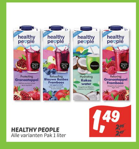 Healthy People Vruchtensap Folder Aanbieding Bij Dekamarkt Details