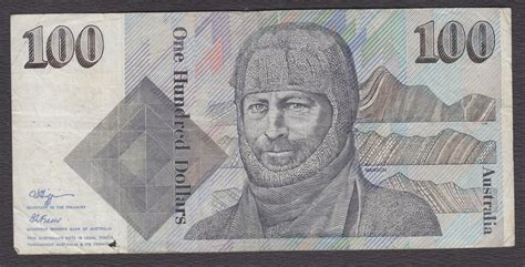 Blogart: Australian Banknotes-The Last Australian Paper 100 Dollar ...