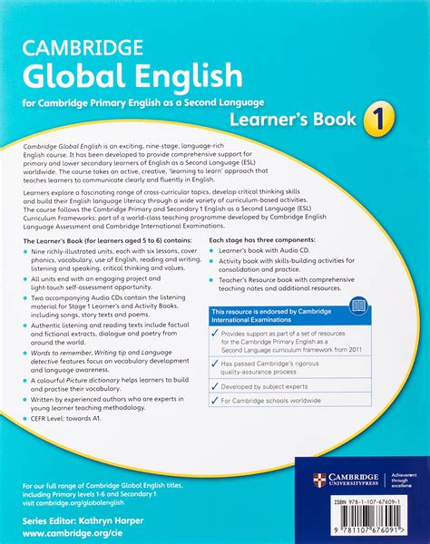 Mua Cambridge Global English Stage 1 Stage 1 Learner S Book With Audio