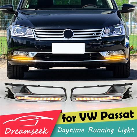 Led Drl Day Light Fog Lamp For Volkswagen Vw Passat B7 2012 2013 2014