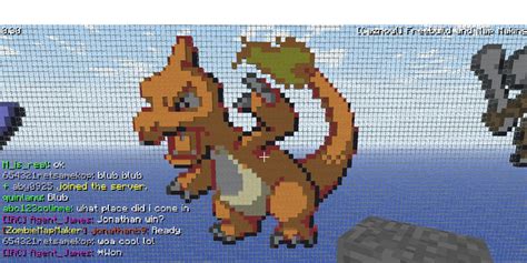 Charmeleon Pixel Art Minecraft Pokemon by bluecarseat on DeviantArt