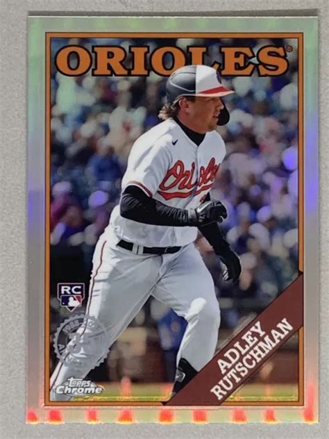 Mise À Jour Topps Chrome 2023 Adley Rutschman 1988 Topps 88cu 19