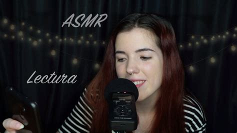 Asmr Leyendo Vuestros Textos Lectura En Espa Ol Susurros Relajantes