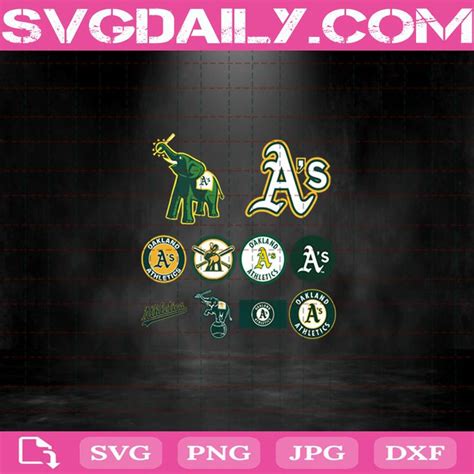 Oakland Athletics Svg Oakland Athletics Logo Nfl Svg Athletics Svg